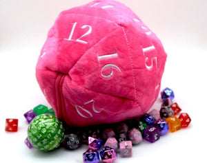 D20 Dice Bag (pink)