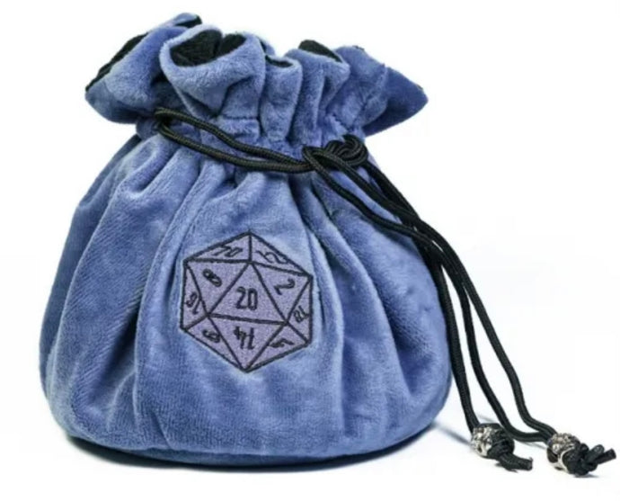 Pale Blue Pocket Dice Bag