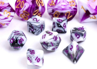 Mini Dice (Black/White)